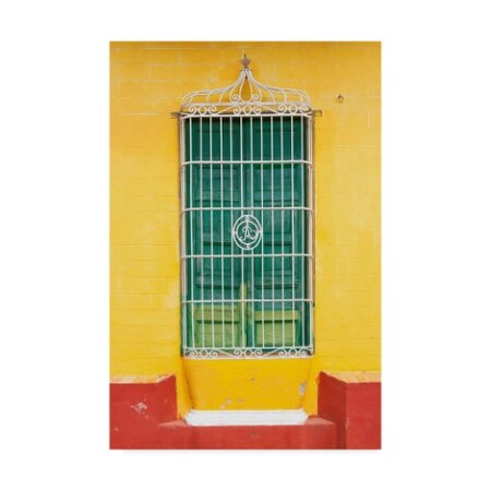 Philippe Hugonnard 'Colorful Cuban Window' Canvas Art,30x47